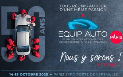 Retrouvez Groupauto du 14 au 18 octobre 2025 au salon Equip Auto Porte de Versailles à Paris.